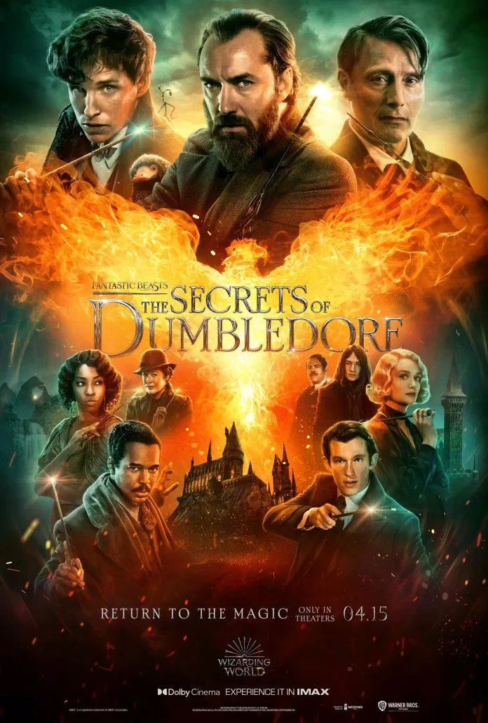Poster phim Sinh vật huyền bí 3: Bí mật của cụ Dumbledore.  (Ảnh: Internet)