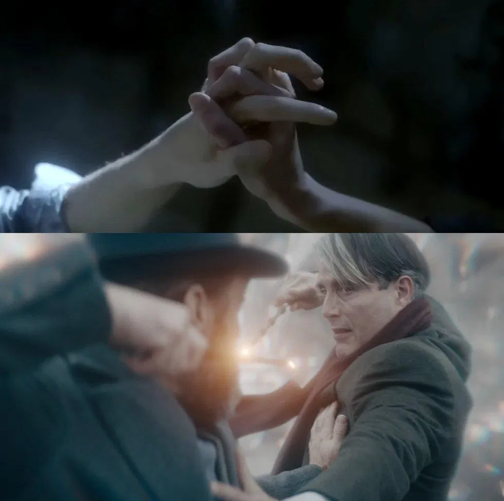 Mối tình lãng mạn và phức tạp của 2 vị phù thủy quyền lực là nền tảng của rất nhiều câu chuyện sau này. (Ảnh: Internet)