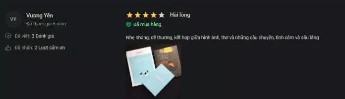 Cảm nhận của độc giả về cuốn sách (Ảnh: BlogAnChoi). Cảm nhận của độc giả về cuốn sách (Ảnh: BlogAnChoi).