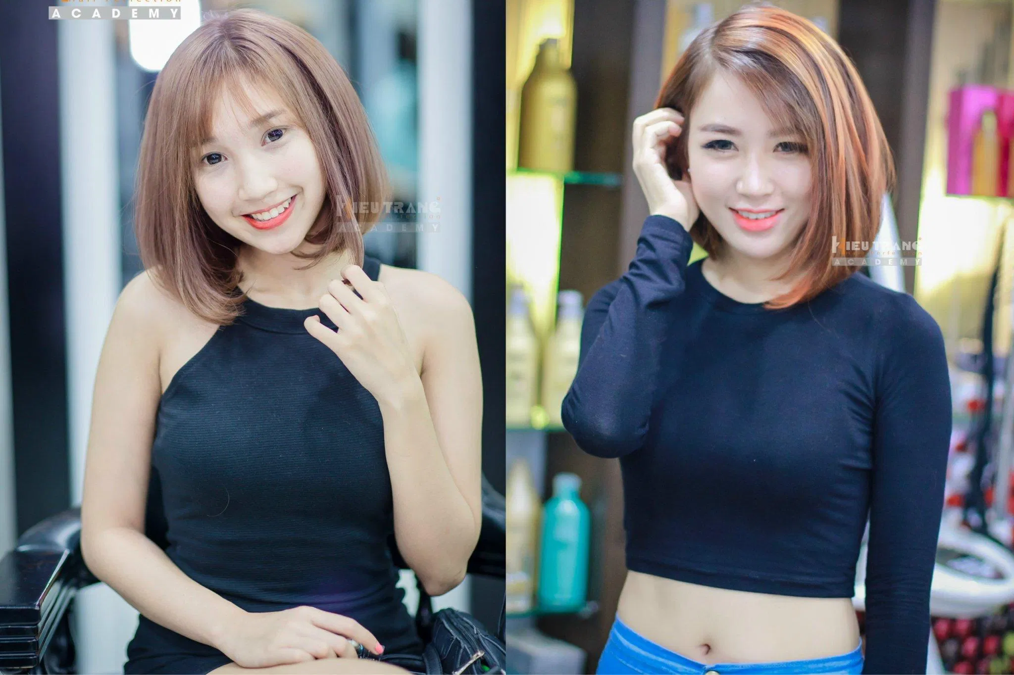 Tạo mẫu tóc tại Salon Hiếu Trang. (Nguồn: Internet)