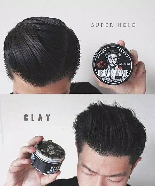 La cire Urban Primate Clay Pomade a la capacité de tenir des cheveux extrêmement forts tout au long de la journée, adaptée à de nombreuses coiffures différentes (source : internet)