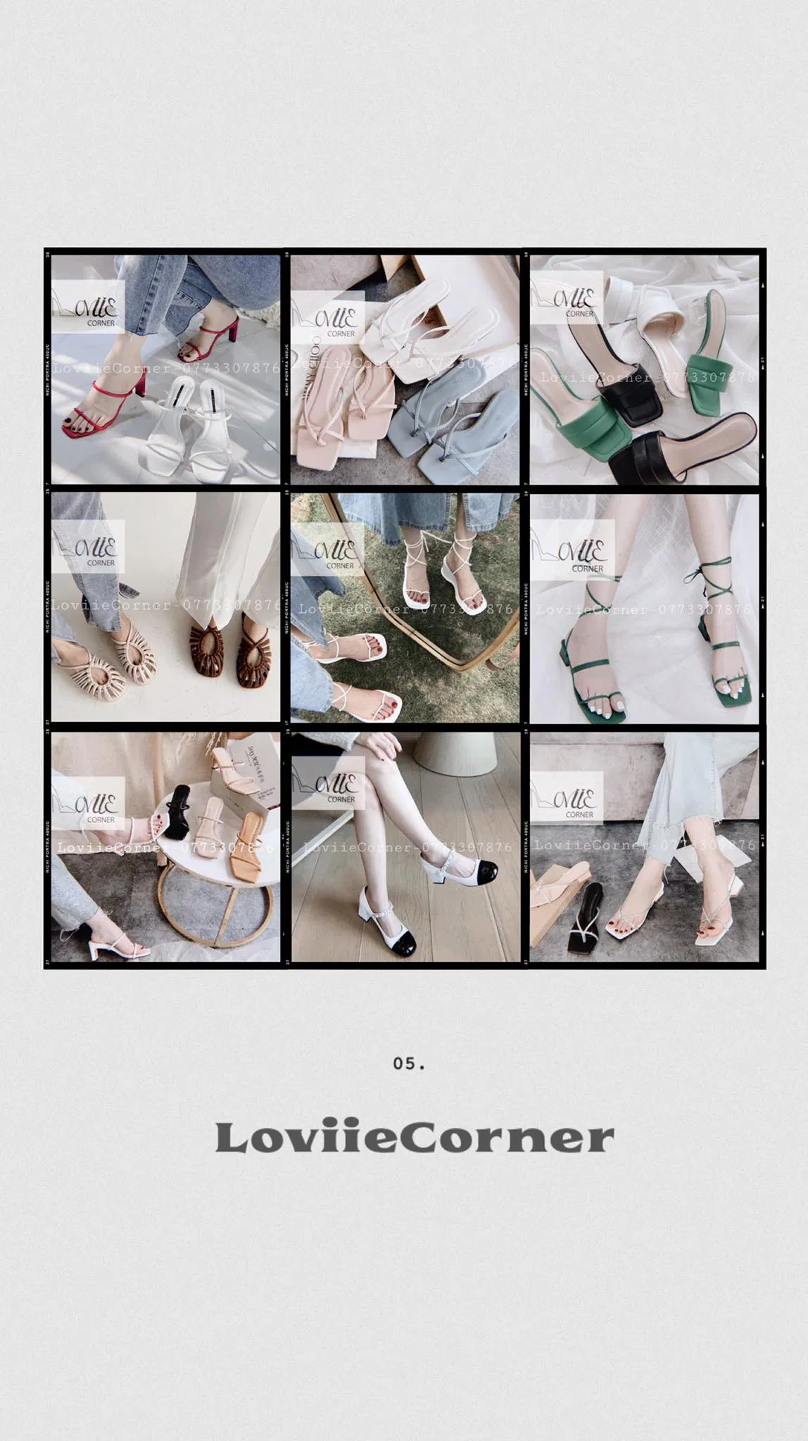 Một số mẫu sản phảm của shop LoviieCorner ( Nguồn: Shopee)