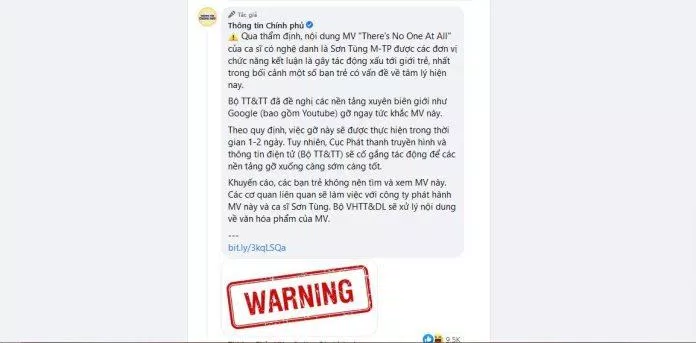 MV Theres No One At All của Sơn Tùng M-TP bị yêu cầu gỡ bỏ khỏi mọi nền tảng ARMY BIGBANG BTS Crooked đạo nhái GO Haru Haru hình ảnh Loser lý do MV của Sơn Tùng M TP bị gỡ MV mới MV mới bị gỡ Sơn Tùng Sơn Tùng M-TP there s no one at all thông tin trẻ con tử tù