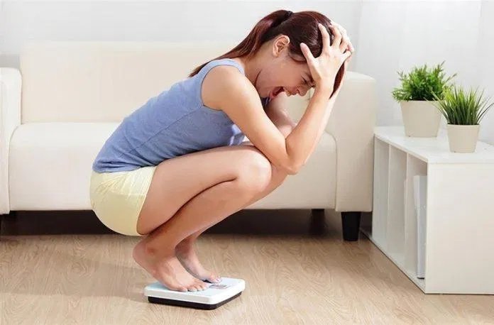 Giảm cân nhanh chóng bất thường. (nguồn: internet).