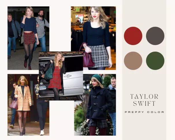 Từ màu sắc của chiếc áo blazer cho đến những chiếc váy, set đồ của cô nàng đều mang đậm phong cách Preppy (Nguồn: Internet)