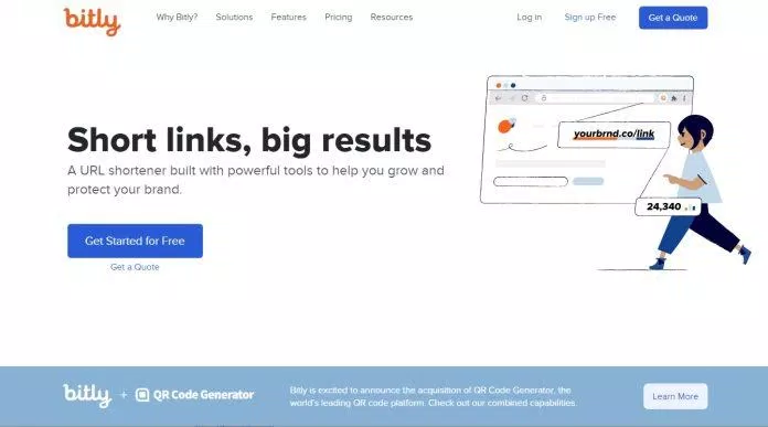 Giao diện trang rút gọn link Bitly (Ảnh: BlogAnChoi) Giao diện trang rút gọn link Bitly (Ảnh: BlogAnChoi)