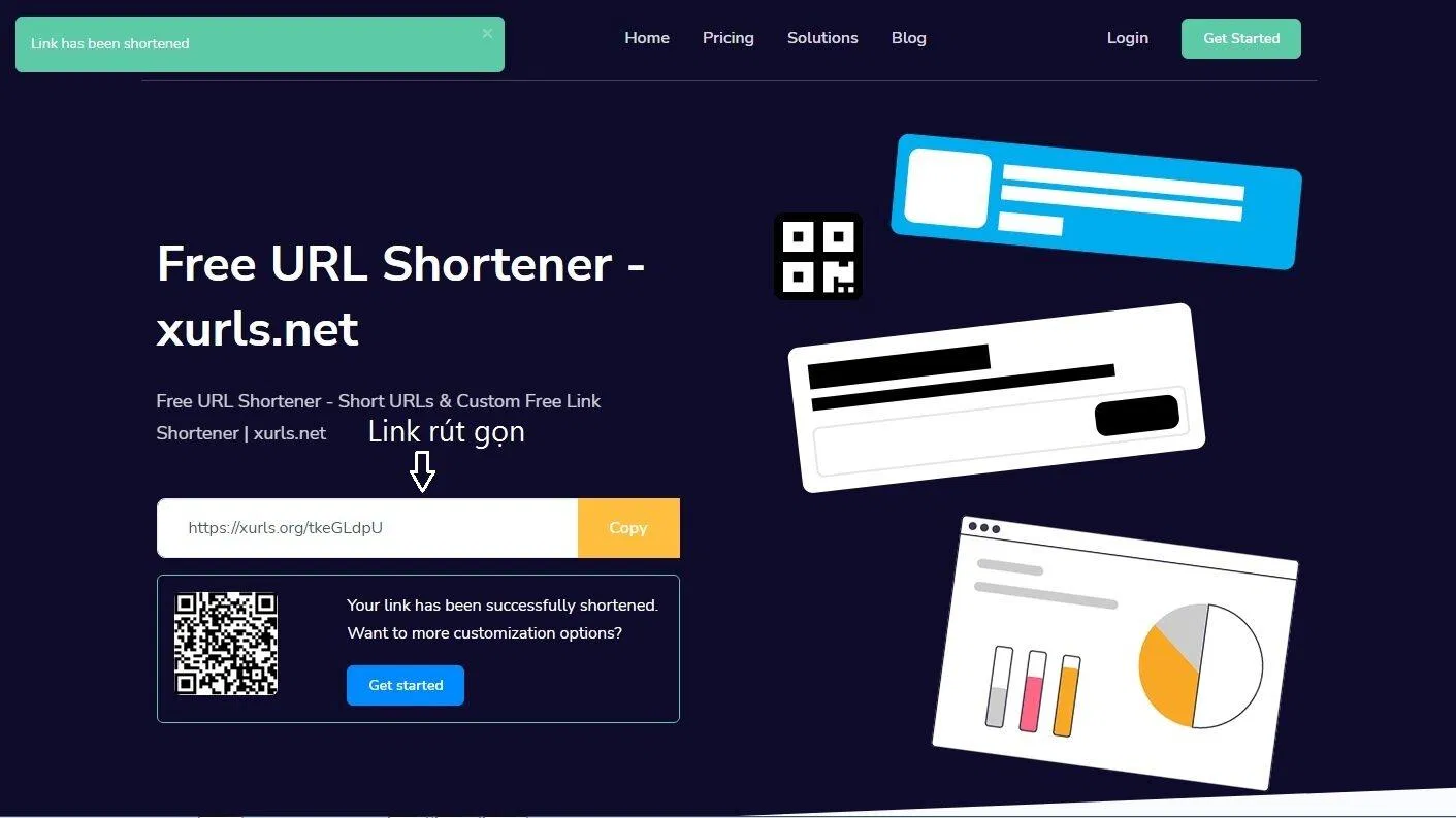 Link đã được rút gọn (Ảnh: BlogAnChoi). Link đã được rút gọn (Ảnh: BlogAnChoi).