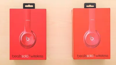 Hộp tai nghe chính hãng được in rất sắc nét, màu đẹp, đều và rõ. (Nguồn: Internet)