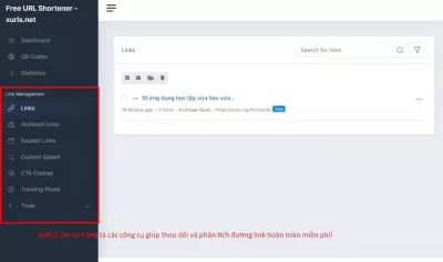 Vô vàn các công cụ phân tích link có sẵn tại XURLS (Ảnh: BlogAnChoi). Vô vàn các công cụ phân tích link có sẵn tại XURLS (Ảnh: BlogAnChoi).