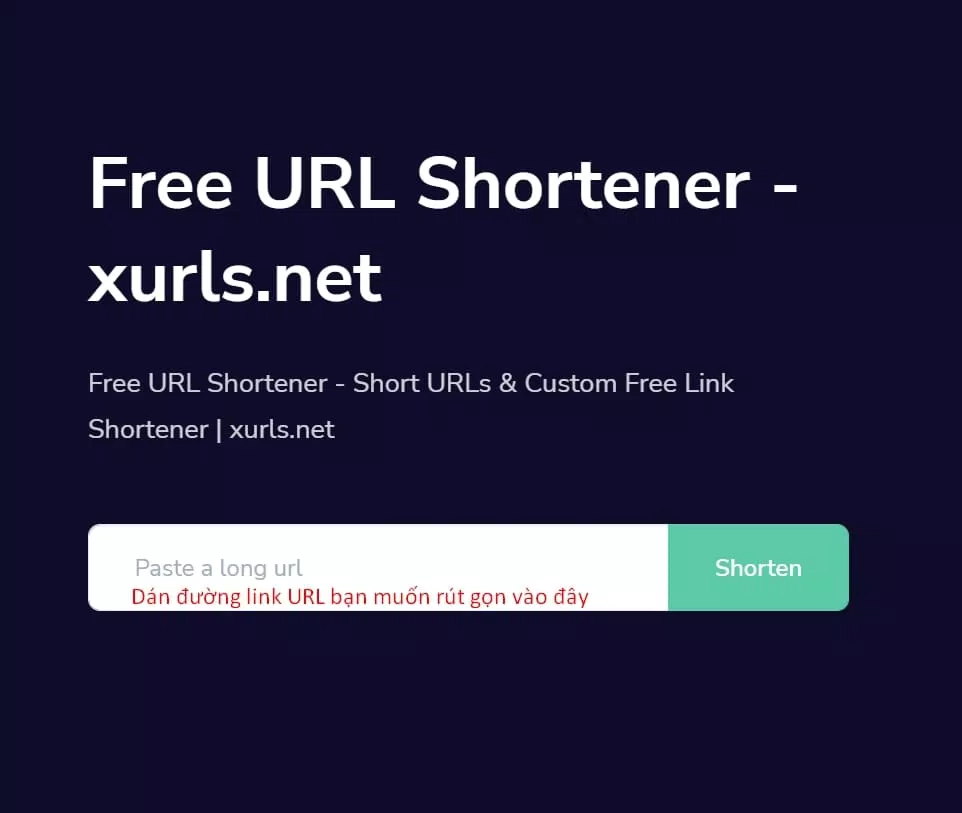 Bạn chỉ cần copy đường link dài muốn rút ngắn vào ô trống một cách trực tiếp (Ảnh: BlogAnChoi). Bạn chỉ cần copy đường link dài muốn rút ngắn vào ô trống một cách trực tiếp (Ảnh: BlogAnChoi).