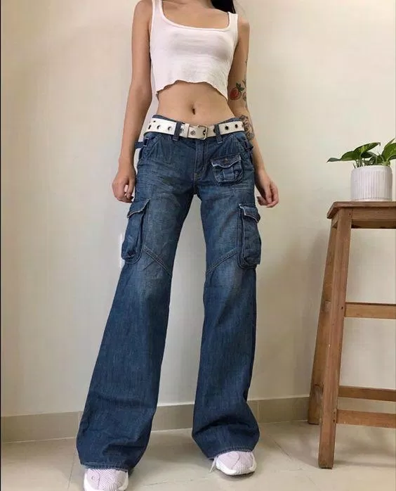 Chiếc quần jeans "chất chơi" (Nguồn: Pinterest)