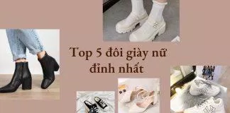 top 5 đôi giày nữ