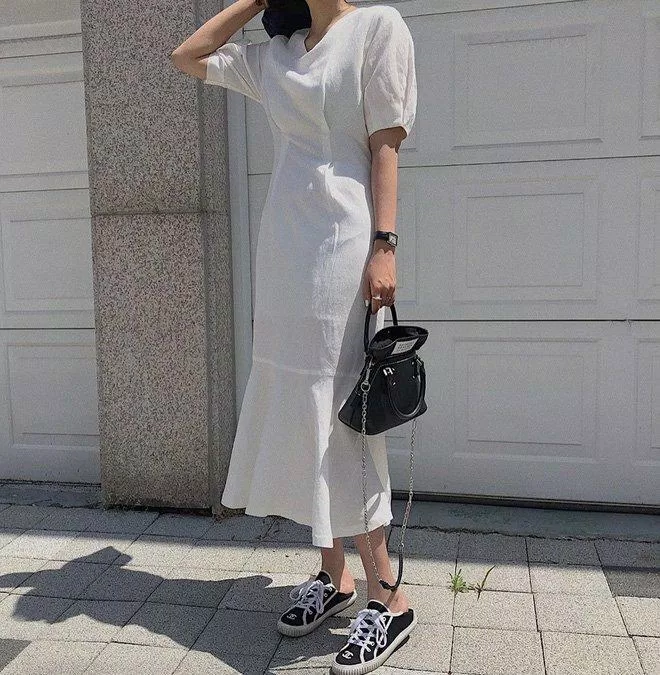 Cách phối đồ với giày đạp gót