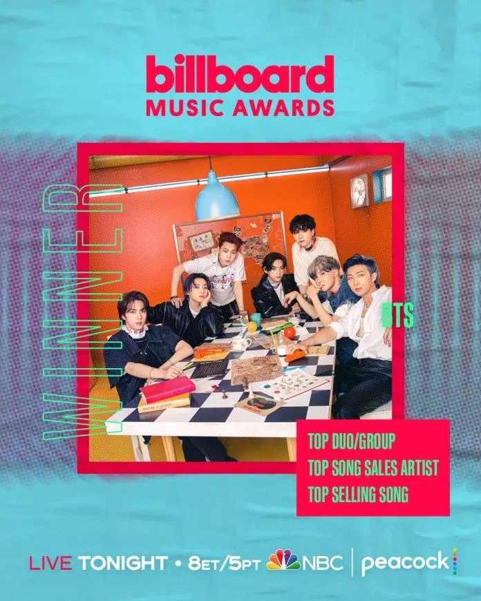 BTS làm lên lịch sử tại BBMA 2022. (Ảnh: Internet)