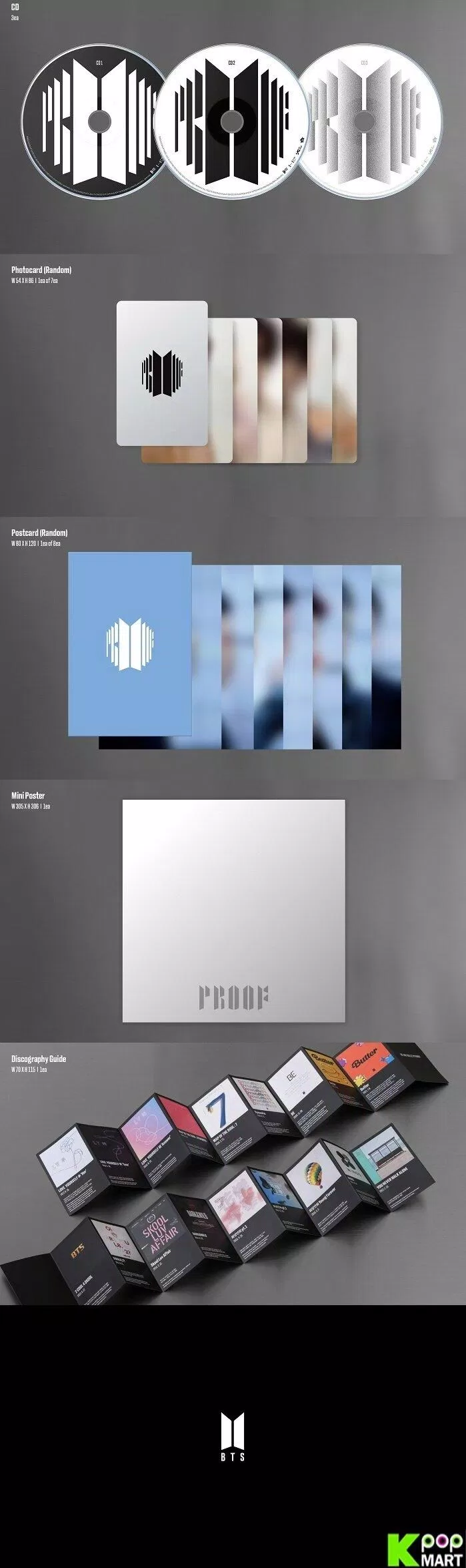 Chi tiết các vật phẩm bên trong album (Nguồn: Internet)