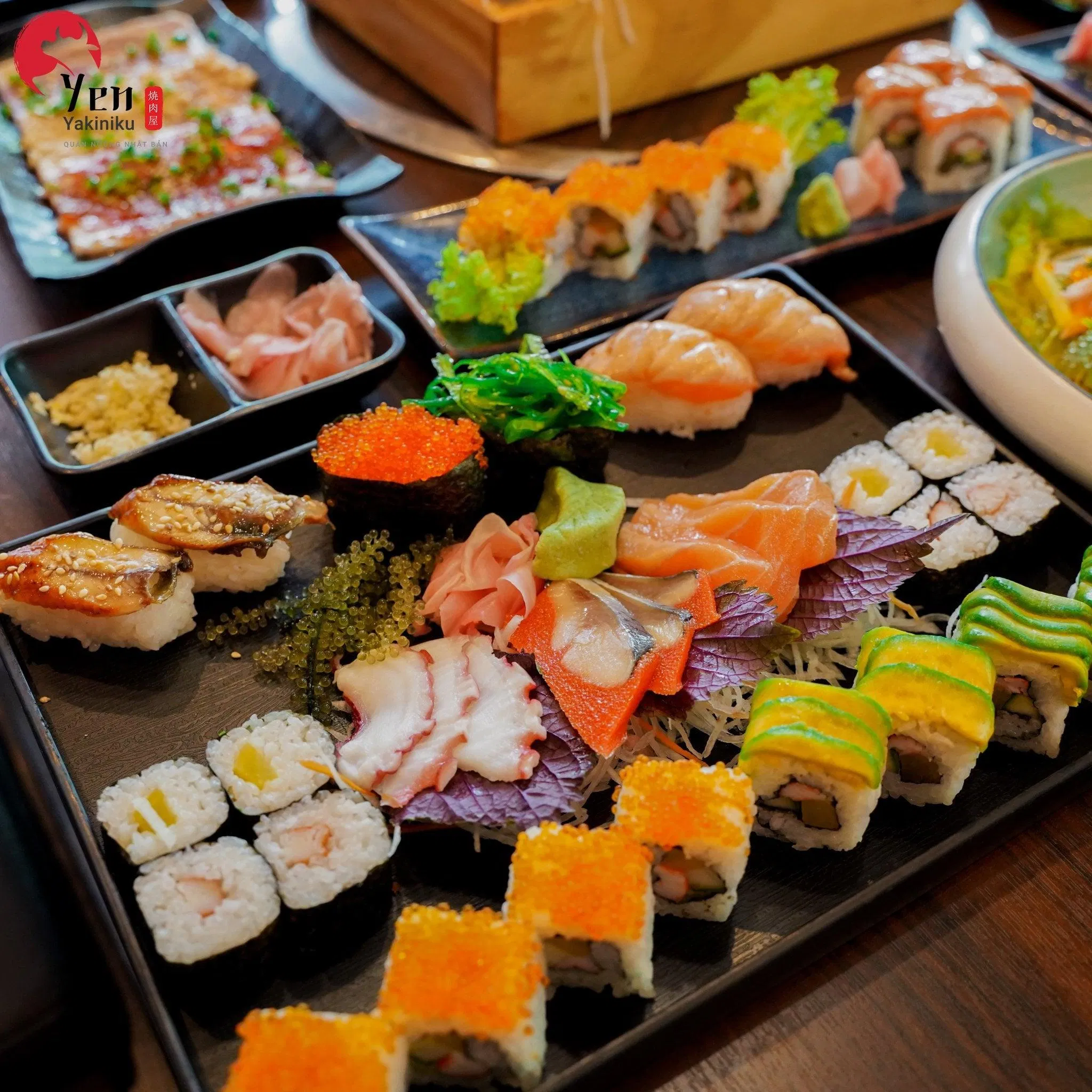 Các món ăn tại Nhà hàng buffet hải sản Yen Yakiniku Đà Nẵng (Ảnh Yen Yakiniku)