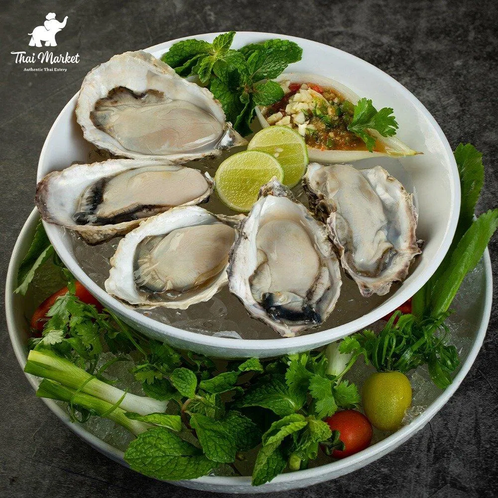 Các món ăn tại Nhà hàng buffet hải sản Thai Market Restaurant Đà Nẵng (Ảnh Thai Market)