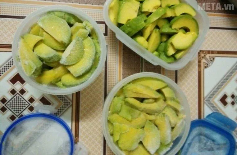 Bơ đã đông lạnh từ 3-5 tiếng trước đó (ảnh: internet)