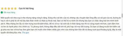 Cảm nhận về cuốn sách của độc giả trên Tiki. (Nguồn: BlogAnChoi)