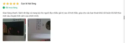 Cảm nhận về cuốn sách của độc giả trên Tiki. (Nguồn: BlogAnChoi)