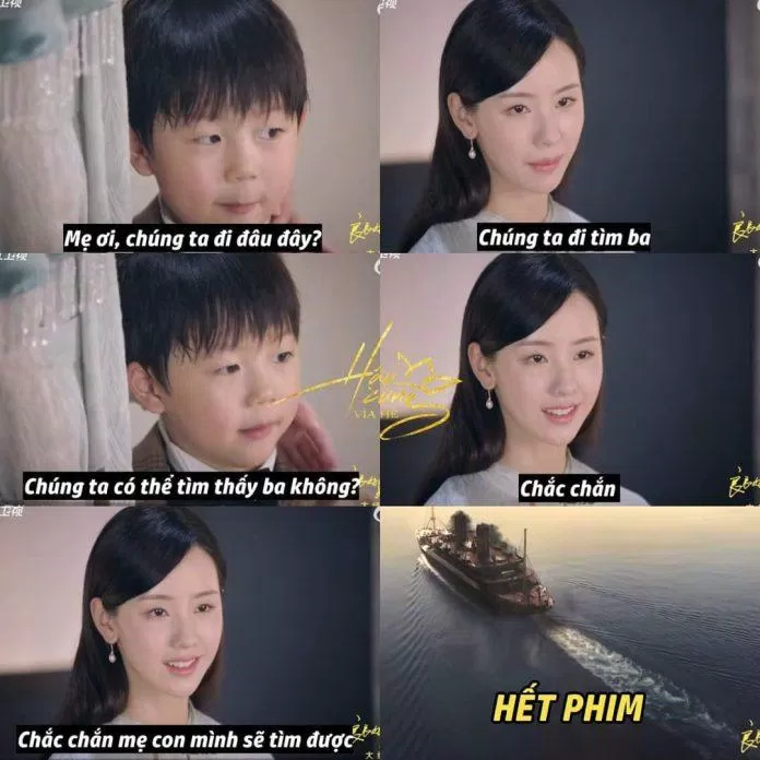 Hang Jing và con trai trở về Trung Quốc để tìm Xiao Beichen.  (Ảnh: Internet)