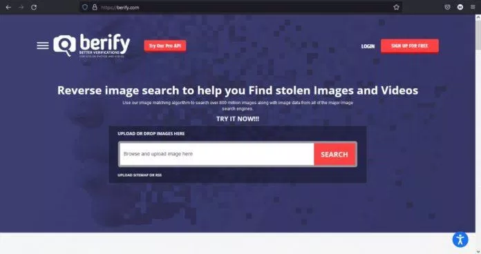 Tìm kiếm ngược video bằng Berify (Nguồn: Internet) Tìm kiếm ngược video bằng Berify (Nguồn: Internet)
