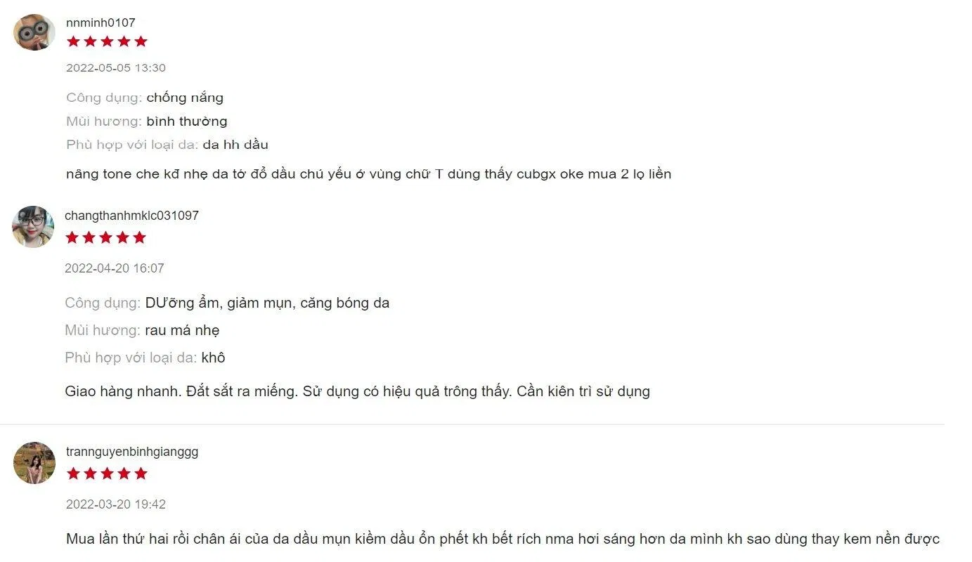 Đánh giá của người mua Review kem chống nắng Skin1004 Madagascar Centella trên Shopee (Nguồn: Internet).