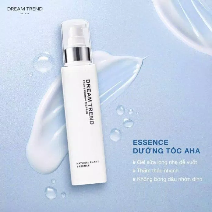 Dầu dưỡng tóc AHA Essence Dream Trend được thiết kế tinh tế với vòi pump tiện lợi (nguồn: internet)