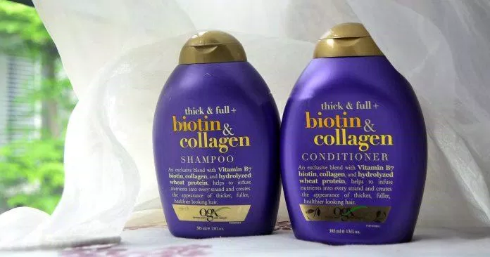 Dầu gội phục hồi tóc Biotin & Collagen OGX
