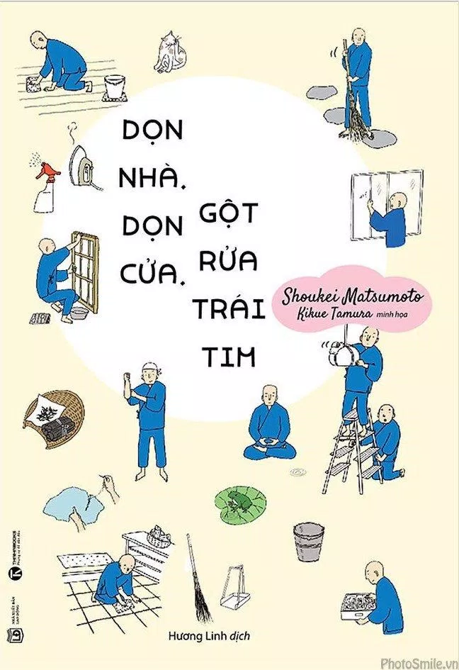 Bìa sách Dọn nhà dọn cửa, gột rửa trái tim (Nguồn: Internet)