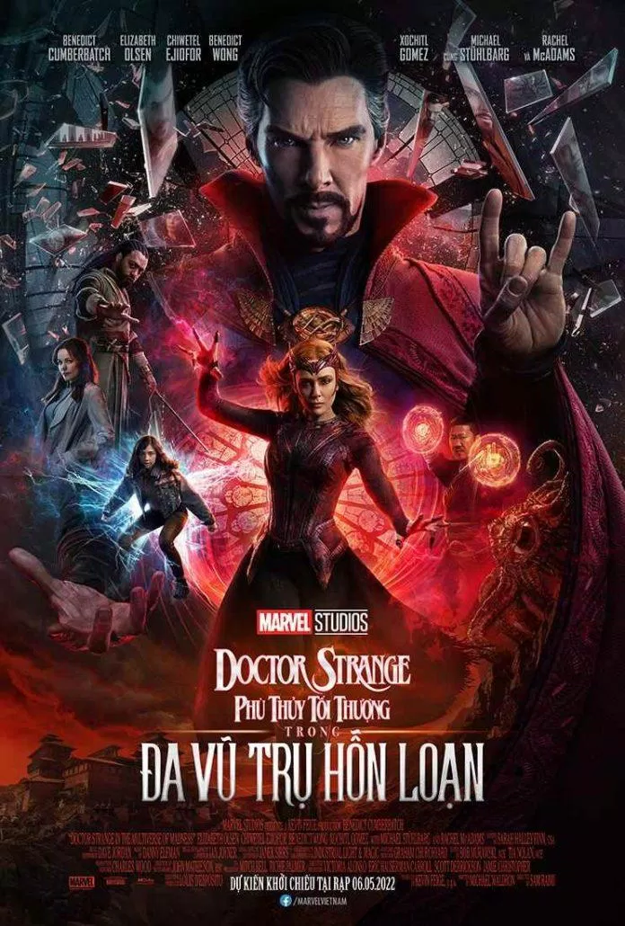 Poster Doctor Strange In The Multiverse Of Madness tại Việt Nam (Nguồn: Internet).