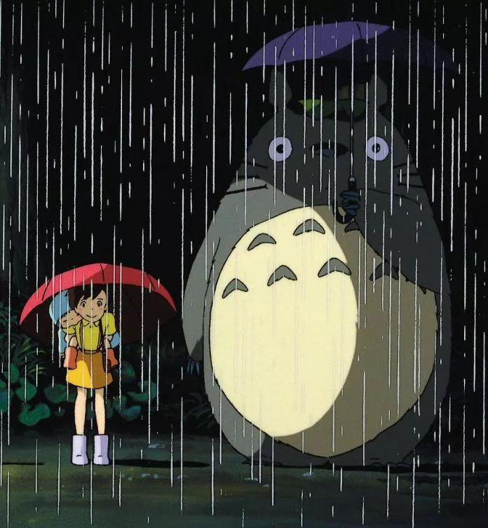 Trú mưa cùng Totoro – Hình nền cho những ngày mưa (Nguồn: Internet)