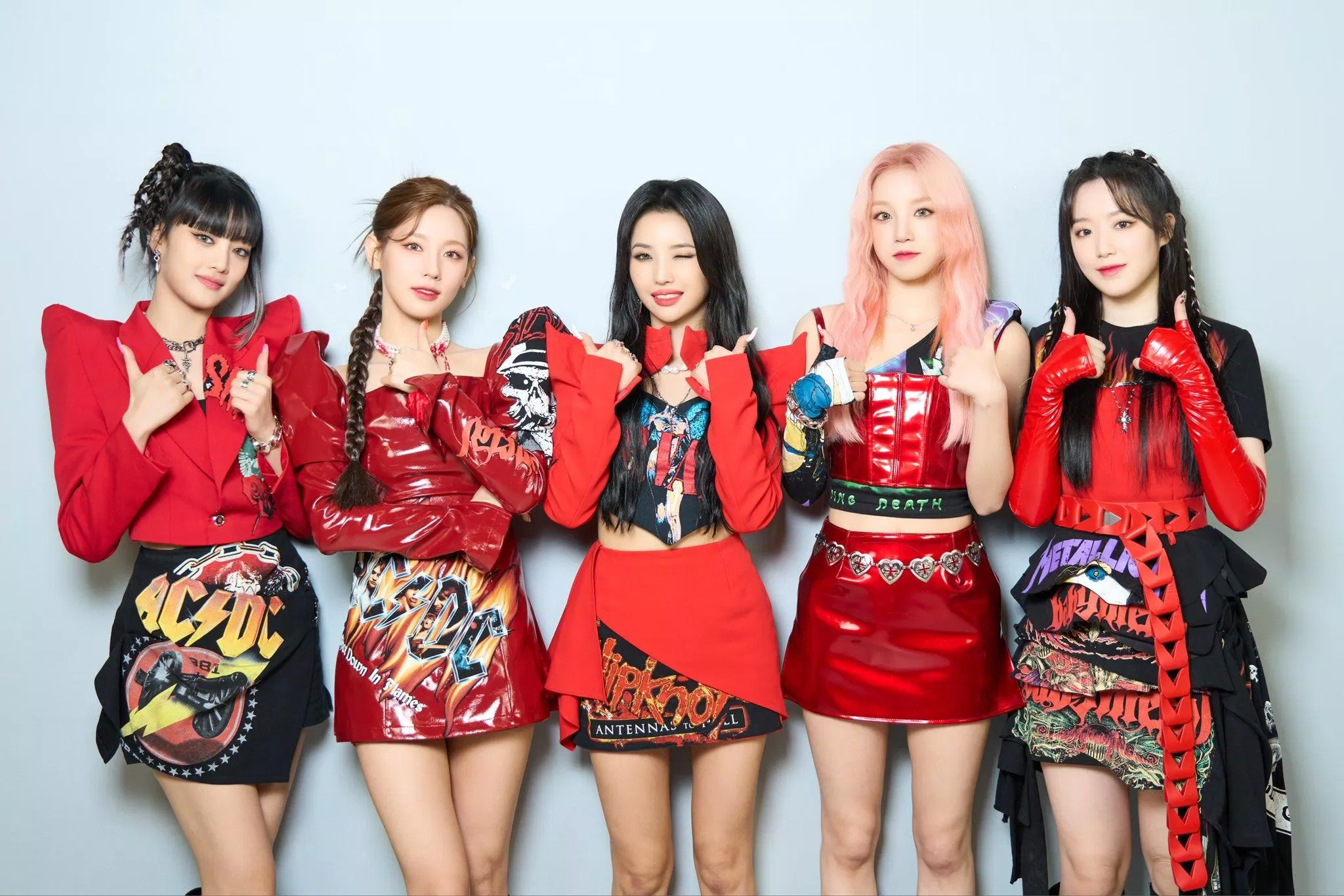 (G)I-DLE trở lại đầy ấn tượng với 5 thành viên. (Ảnh: Internet)