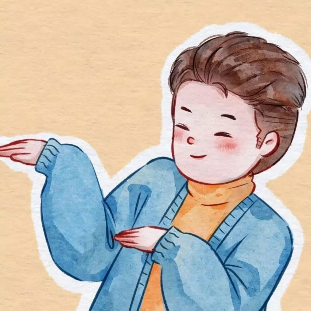 Hình avatar đôi cute. (Ảnh: Internet)