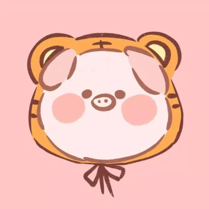 Hình avatar đôi cute. (Ảnh: Internet)
