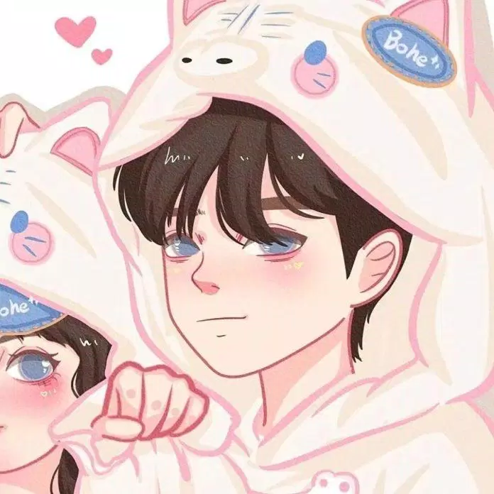 Ảnh đôi anime cắt: Bộ sưu tập hình ảnh dễ thương và lãng mạn dành cho fan anime - 10