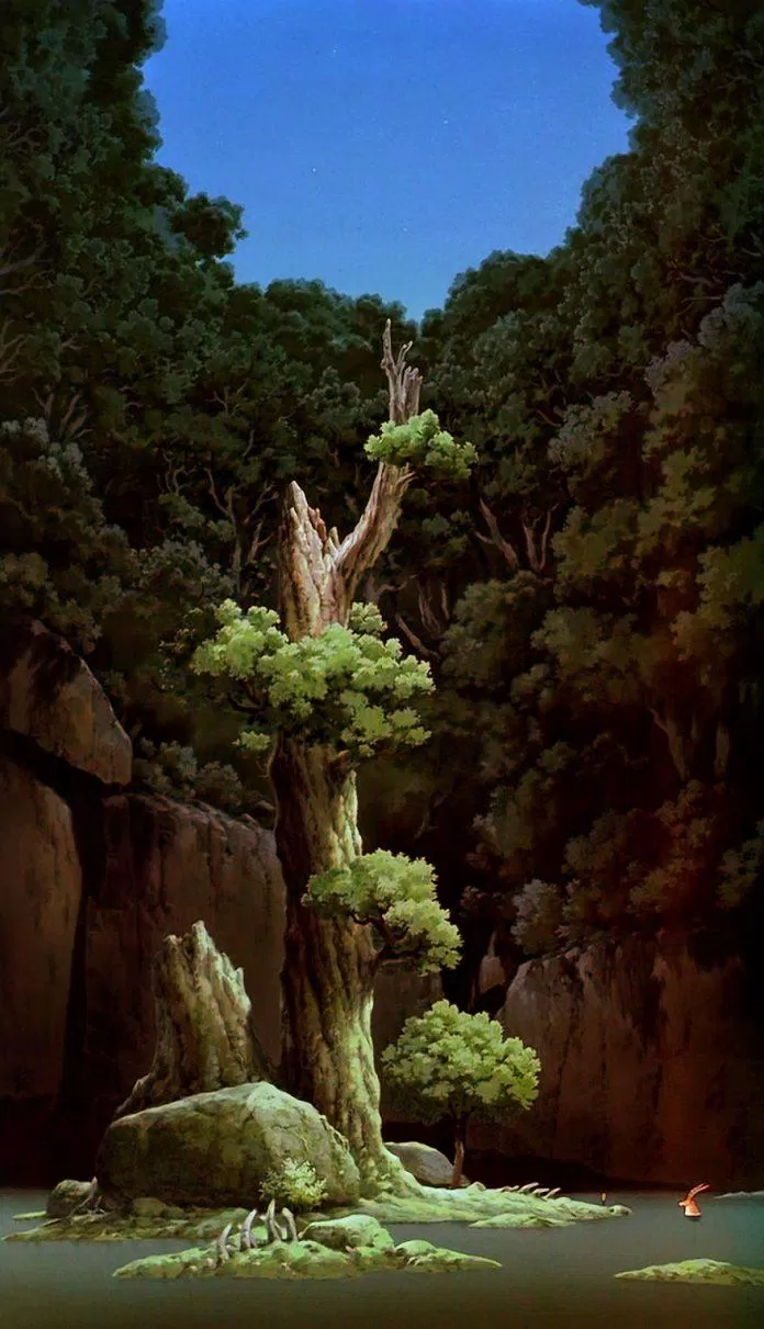 Khu rừng huyền bí của Mononoke (Nguồn: Internet)