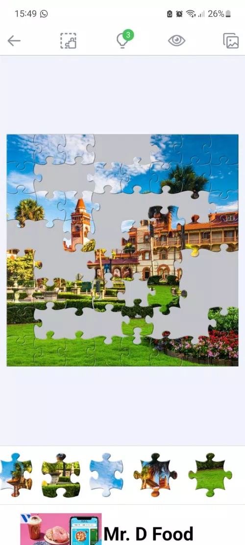 Game xếp hình Jigsaw Puzzles thư giãn trên điện thoại (Nguồn: Internet)