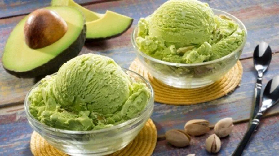 Kem bơ thành phẩm có màu sắc đẹp mắt, mềm mịn, vị thơm, béo tự nhiên (ảnh: internet)