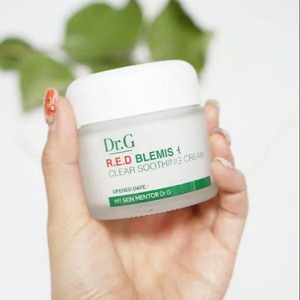 Review kem dưỡng Dr.G R.E.D Blemish Clear Soothing Cream: Must-have item cho mùa hè nóng bức