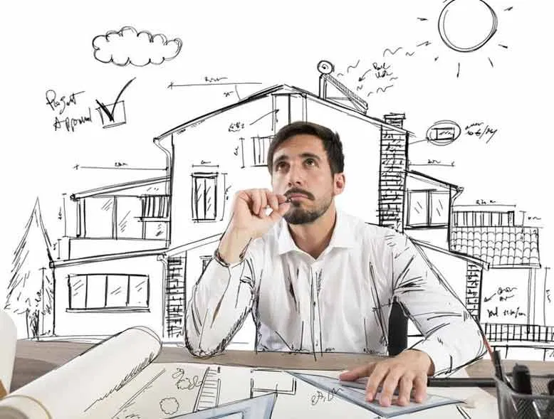 Minh họa về công việc của kiến trúc sư (Ảnh: Internet)