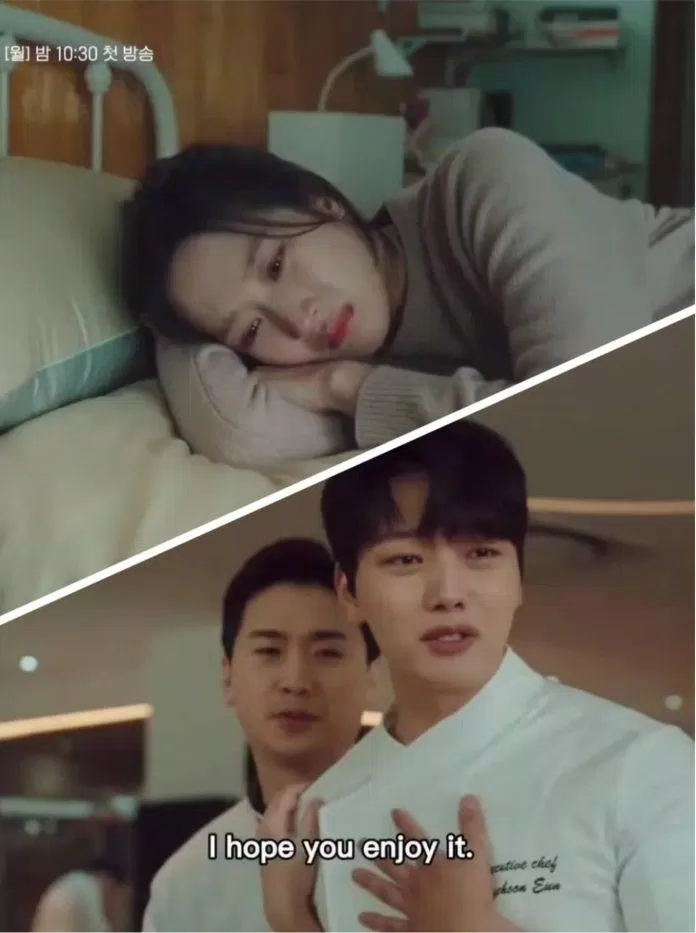 Yeo Jin Goo và Moon Ga Young trong Link: Eat, Love, Die (Ảnh: Internet)