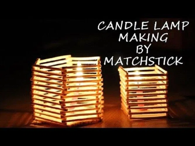 Lồng đèn bằng que diêm (Nguồn: Internet) Lồng đèn bằng que diêm (Nguồn: Internet)