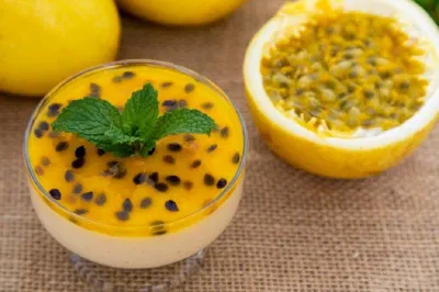 Ly mousse chanh dây thơm ngon (Nguồn: Internet)