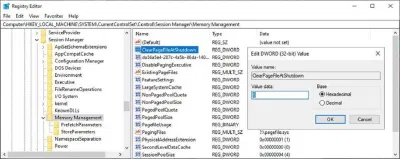 Tắt tính năng xóa page file khi tắt máy (Ảnh: Internet). Tắt tính năng xóa page file khi tắt máy (Ảnh: Internet).