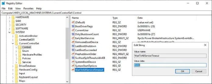 Chỉnh thời gian chờ trong quá tình tắt máy (Ảnh: Internet). Chỉnh thời gian chờ trong quá tình tắt máy (Ảnh: Internet).