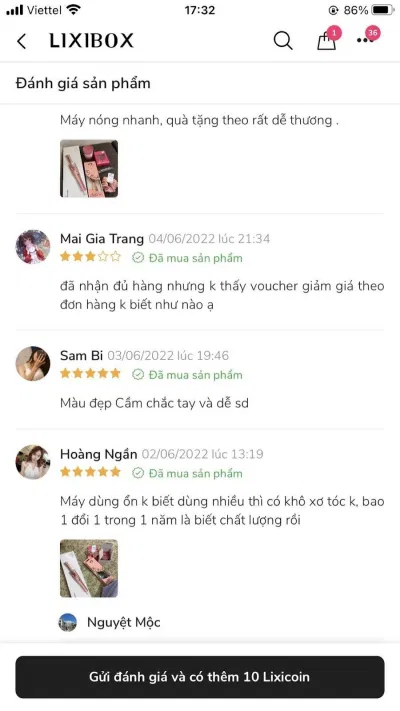 Máy uốn tóc tự xoay ion âm Halio nhận được nhiều sự yêu thích từ các nàng (Nguồn: Internet)