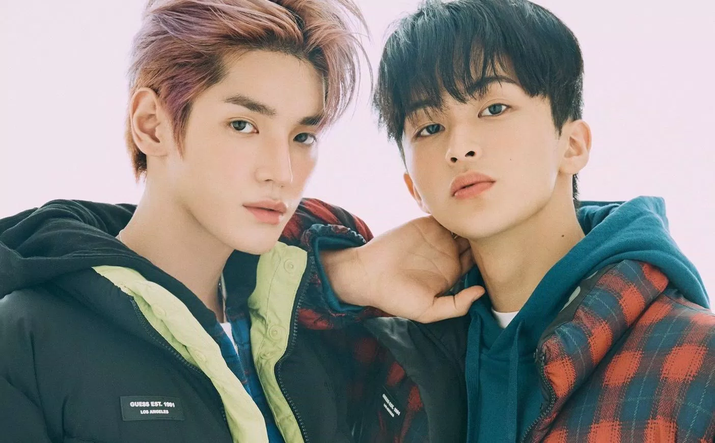 Taeyong (trái) và Mark (phải) là hai thành viên có kỹ năng rap tốt nhất NCT. (Ảnh: Internet)