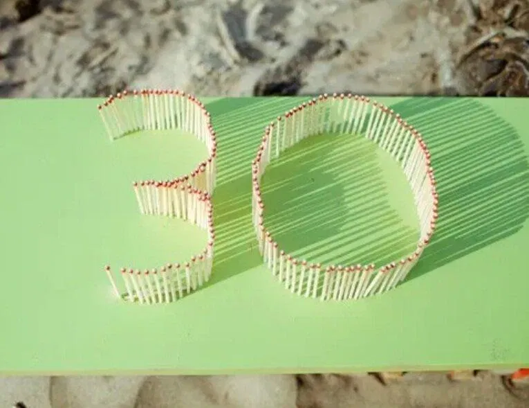 Xếp que diêm thành hình con số (Nguồn: Internet) Xếp que diêm thành hình con số (Nguồn: Internet)