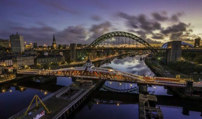 Thành phố Newcastle trên sông Tyne (Ảnh: Internet)